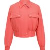 Alchemy Drill Bomber Jacket Coral Online Alchemy Drill Bomber Jacket Coral Online