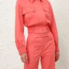 Alchemy Drill Bomber Jacket Coral Online Alchemy Drill Bomber Jacket Coral Online