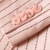 Alchemy Linen Belted Blazer Pink Chocolate Stripe Online Alchemy Linen Belted Blazer Pink Chocolate Stripe Online