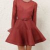 Alchemy Peplum Mini Dress Lipstick Online Alchemy Peplum Mini Dress Lipstick Online