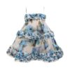 Alchemy Ruffle Mini Dress Blue Poppy Online Alchemy Ruffle Mini Dress Blue Poppy Online