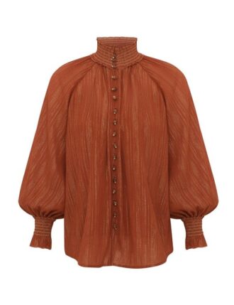 Aster Blouse Tan Online