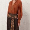 Aster Blouse Tan Online Aster Blouse Tan Online