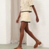 Aster Crochet Short Cream/Black Online Aster Crochet Short Cream/Black Online