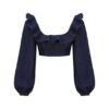 Aster Denim Frill Top Ink Online Aster Denim Frill Top Ink Online