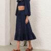 Aster Denim Frill Top Ink Online Aster Denim Frill Top Ink Online