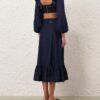 Aster Denim Frill Top Ink Online Aster Denim Frill Top Ink Online