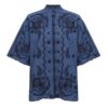 Aster Embroidered Denim Shirt Railway Blue Online Aster Embroidered Denim Shirt Railway Blue Online