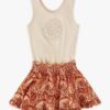 Aster Kids Bubble Hem Skirt Pink Paisley Floral Online Aster Kids Bubble Hem Skirt Pink Paisley Floral Online