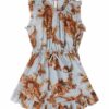 Aster Kids Flip Dress Blue Jacobean Online Aster Kids Flip Dress Blue Jacobean Online