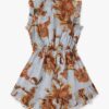 Aster Kids Flip Dress Blue Jacobean Online Aster Kids Flip Dress Blue Jacobean Online