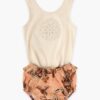 Aster Kids Frill Bloomer Peach Jacobean Online Aster Kids Frill Bloomer Peach Jacobean Online