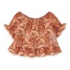 Aster Kids Frill Sleeve Top Pink Paisley Floral Online Aster Kids Frill Sleeve Top Pink Paisley Floral Online