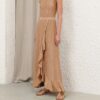 Aster Metallic Pointelle Skirt Metallic Gold Online Aster Metallic Pointelle Skirt Metallic Gold Online