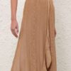 Aster Metallic Pointelle Skirt Metallic Gold Online Aster Metallic Pointelle Skirt Metallic Gold Online