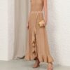 Aster Metallic Pointelle Skirt Metallic Gold Online Aster Metallic Pointelle Skirt Metallic Gold Online