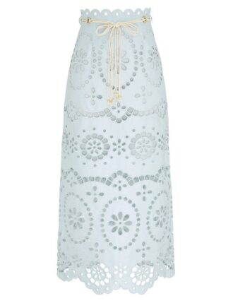 Awaken Embroidered Skirt Mint Online