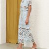 Awaken Embroidered Skirt Mint Online Awaken Embroidered Skirt Mint Online
