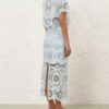 Awaken Embroidered Skirt Mint Online Awaken Embroidered Skirt Mint Online