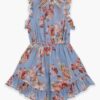 Awaken Kids Flip Dress Denim Floral Multi Online Awaken Kids Flip Dress Denim Floral Multi Online