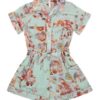 Awaken Kids Pocket Playsuit Mint Floral Multi Online Awaken Kids Pocket Playsuit Mint Floral Multi Online