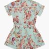 Awaken Kids Pocket Playsuit Mint Floral Multi Online Awaken Kids Pocket Playsuit Mint Floral Multi Online