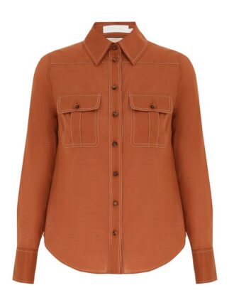 Awaken Utility Shirt Cinnamon Online