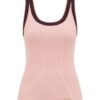 Contrast Rib Scoop Tank Soft Pink Multi Online Contrast Rib Scoop Tank Soft Pink Multi Online