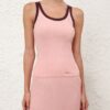Contrast Rib Scoop Tank Soft Pink Multi Online Contrast Rib Scoop Tank Soft Pink Multi Online