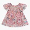 Daylight Kids Smocked Dress Rust Floral Online Daylight Kids Smocked Dress Rust Floral Online