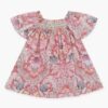 Daylight Kids Smocked Dress Rust Floral Online Daylight Kids Smocked Dress Rust Floral Online