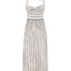 Daylight Twist Midi Dress Cream/Black Online Daylight Twist Midi Dress Cream/Black Online