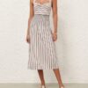Daylight Twist Midi Dress Cream/Black Online Daylight Twist Midi Dress Cream/Black Online