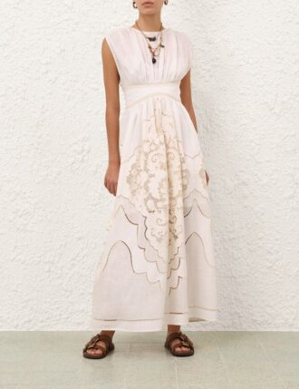 Daylight Waisted Dress Cream Online Daylight Waisted Dress Cream Online