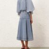 Denim Blouse Sea Foam Online Denim Blouse Sea Foam Online