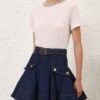 Denim Cargo Blouse Harbour Blue Online Denim Cargo Blouse Harbour Blue Online