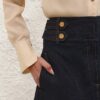 Denim Cargo Midi Skirt Night Sky Online Denim Cargo Midi Skirt Night Sky Online