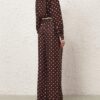 Dot Straight Pant Chocolate Dot Online Dot Straight Pant Chocolate Dot Online