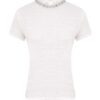 Embellished Tee Ivory Online Embellished Tee Ivory Online