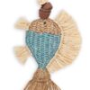 Fish Raffia Bag Charm Turquoise Online Fish Raffia Bag Charm Turquoise Online