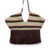 Goldentime Large Fringe Tote Burgundy Stripe Online Goldentime Large Fringe Tote Burgundy Stripe Online