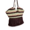 Goldentime Large Fringe Tote Burgundy Stripe Online Goldentime Large Fringe Tote Burgundy Stripe Online