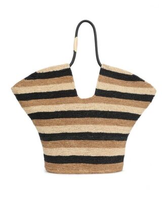 Goldentime Large Tote Black Stripes Online Goldentime Large Tote Black Stripes Online