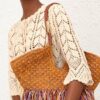 Goldentime Medium Fringe Tote Multico Mouline Online Goldentime Medium Fringe Tote Multico Mouline Online