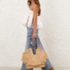 Goldentime Medium Fringe Tote Natural Online Goldentime Medium Fringe Tote Natural Online