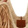 Goldentime Medium Fringe Tote Tan Fringe Stripe Online Goldentime Medium Fringe Tote Tan Fringe Stripe Online