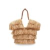 Goldentime Small Fringe Tote Tan Fringe Stripe Online Goldentime Small Fringe Tote Tan Fringe Stripe Online