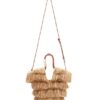 Goldentime Small Fringe Tote Tan Fringe Stripe Online Goldentime Small Fringe Tote Tan Fringe Stripe Online