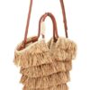 Goldentime Small Fringe Tote Tan Fringe Stripe Online Goldentime Small Fringe Tote Tan Fringe Stripe Online