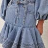 Indra Denim Mini Skirt Skylark Online Indra Denim Mini Skirt Skylark Online